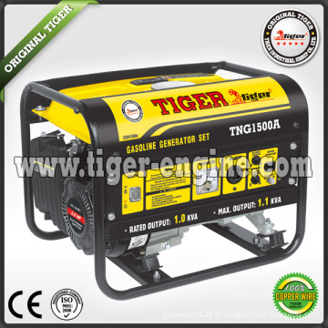 Tiger 1.0kva générateur d'essence 4 temps 220v